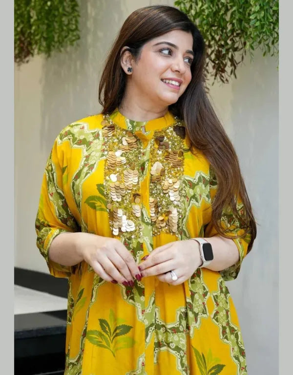 anvi,s kaftan style coord set (Buy 1 Get 1 Free)