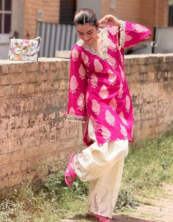 patakha guddi farshi salwar set (Buy 1 Get 1 Free)
