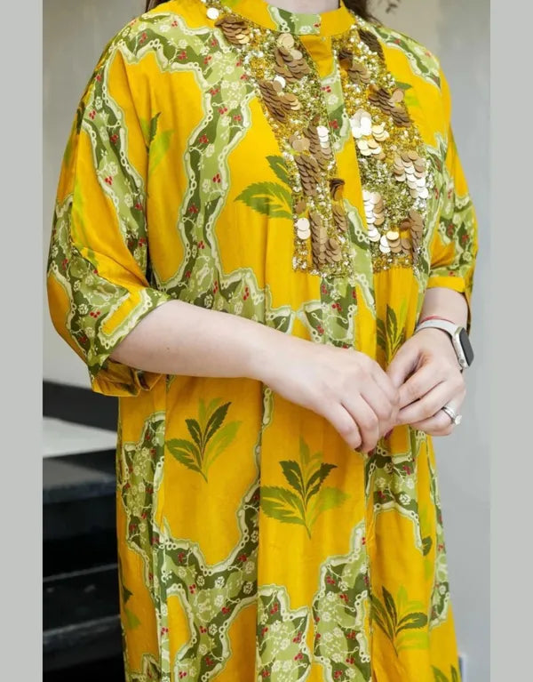 anvi,s kaftan style coord set (Buy 1 Get 1 Free)