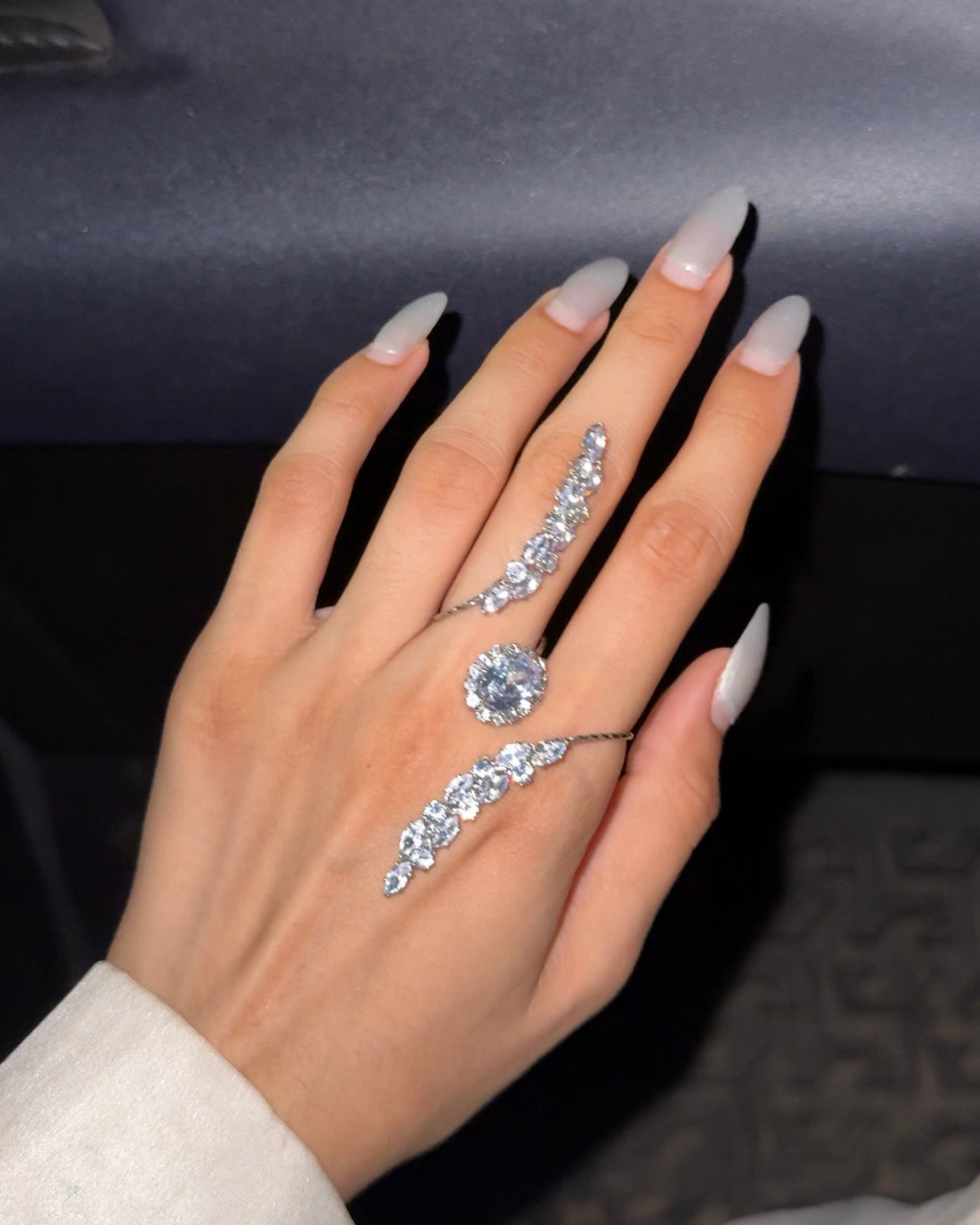 Petal Shimmer hand jewellery