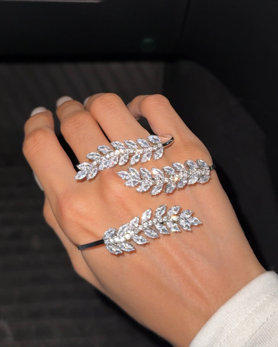 Red Carpet Radiance Hand Jewelery