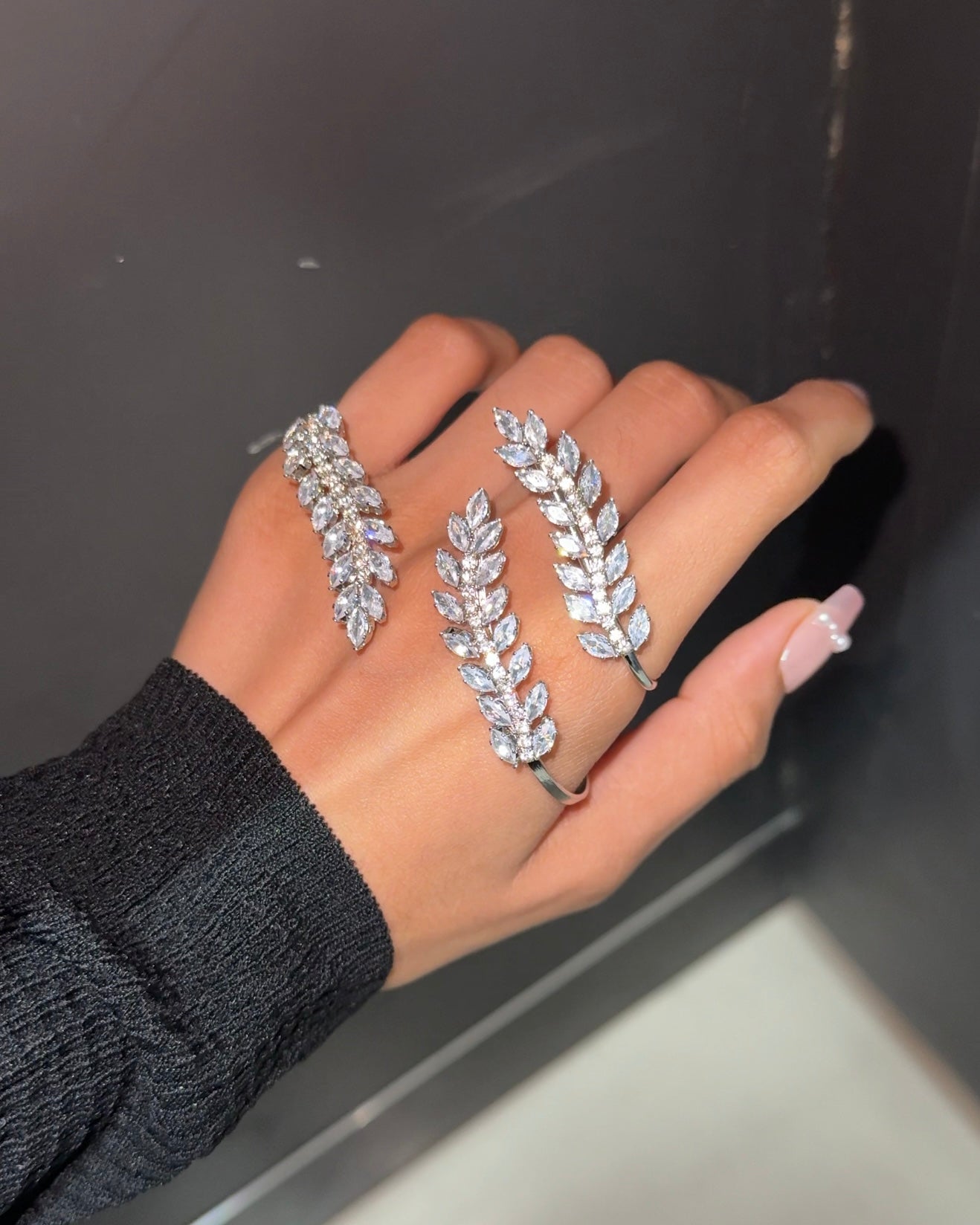 Red Carpet Radiance Hand Jewelery