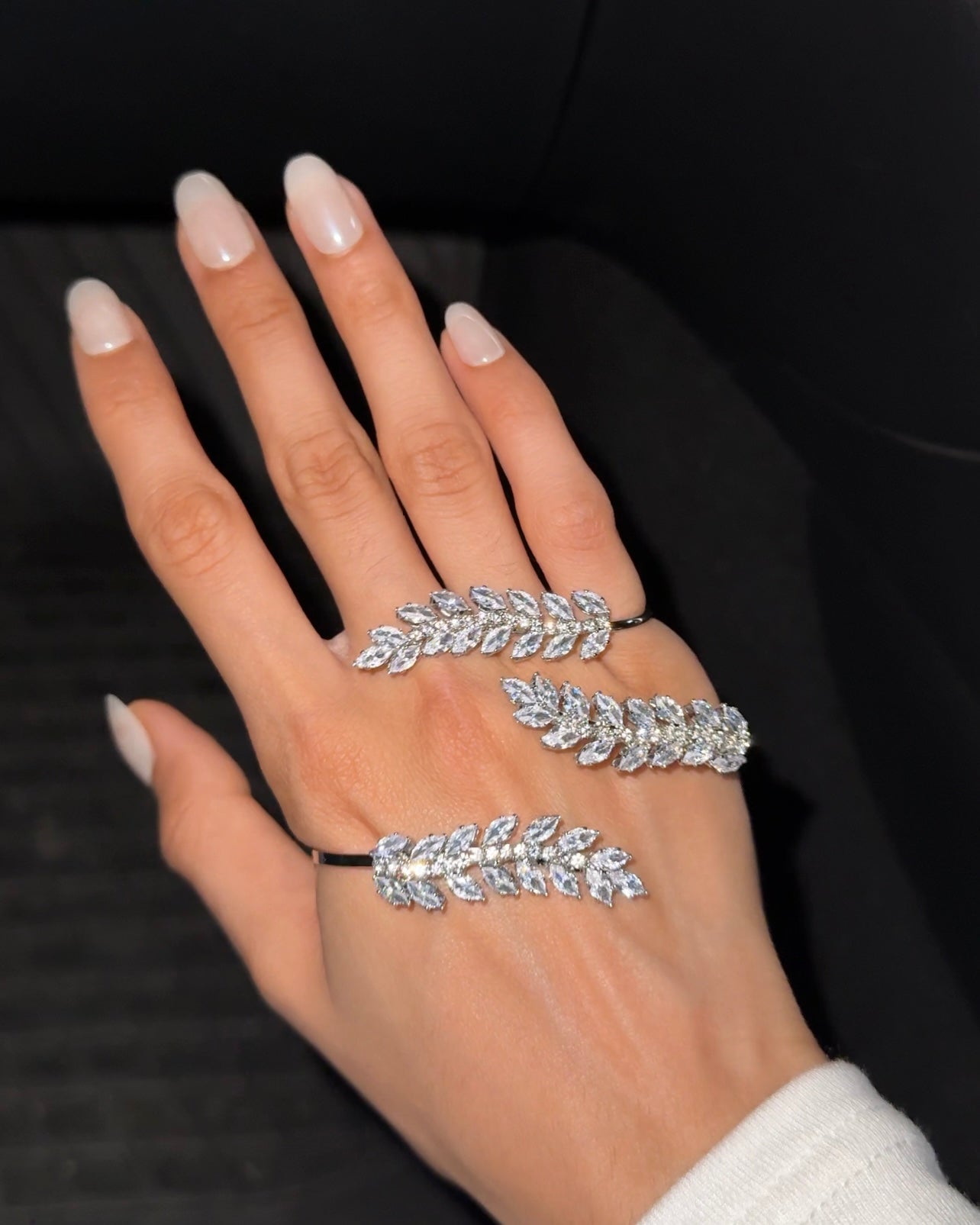 Red Carpet Radiance Hand Jewelery