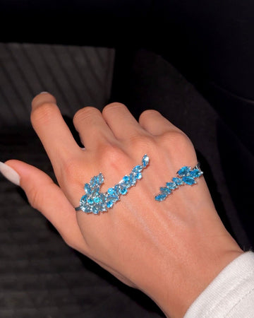 Empress of Sapphire!Hand Jewellery