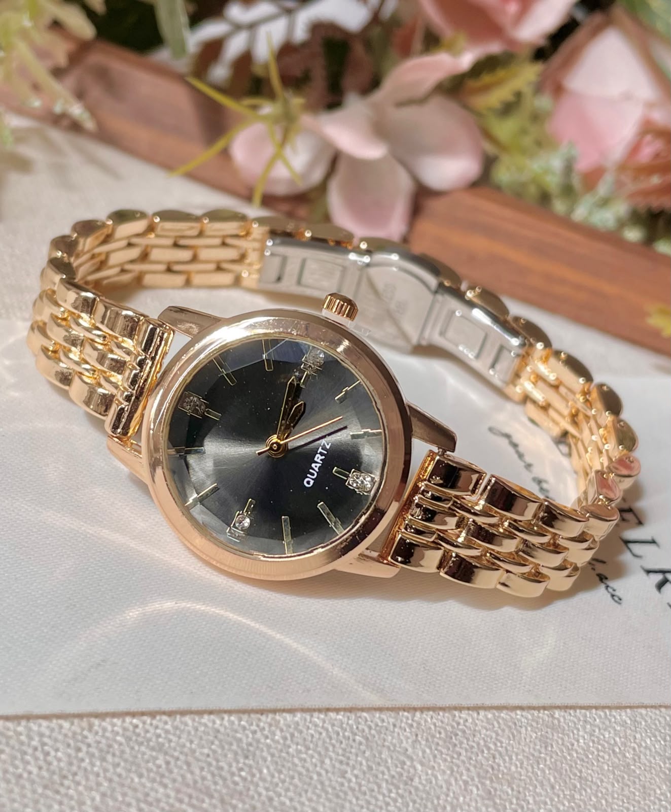 Celeste Noir Link Watch