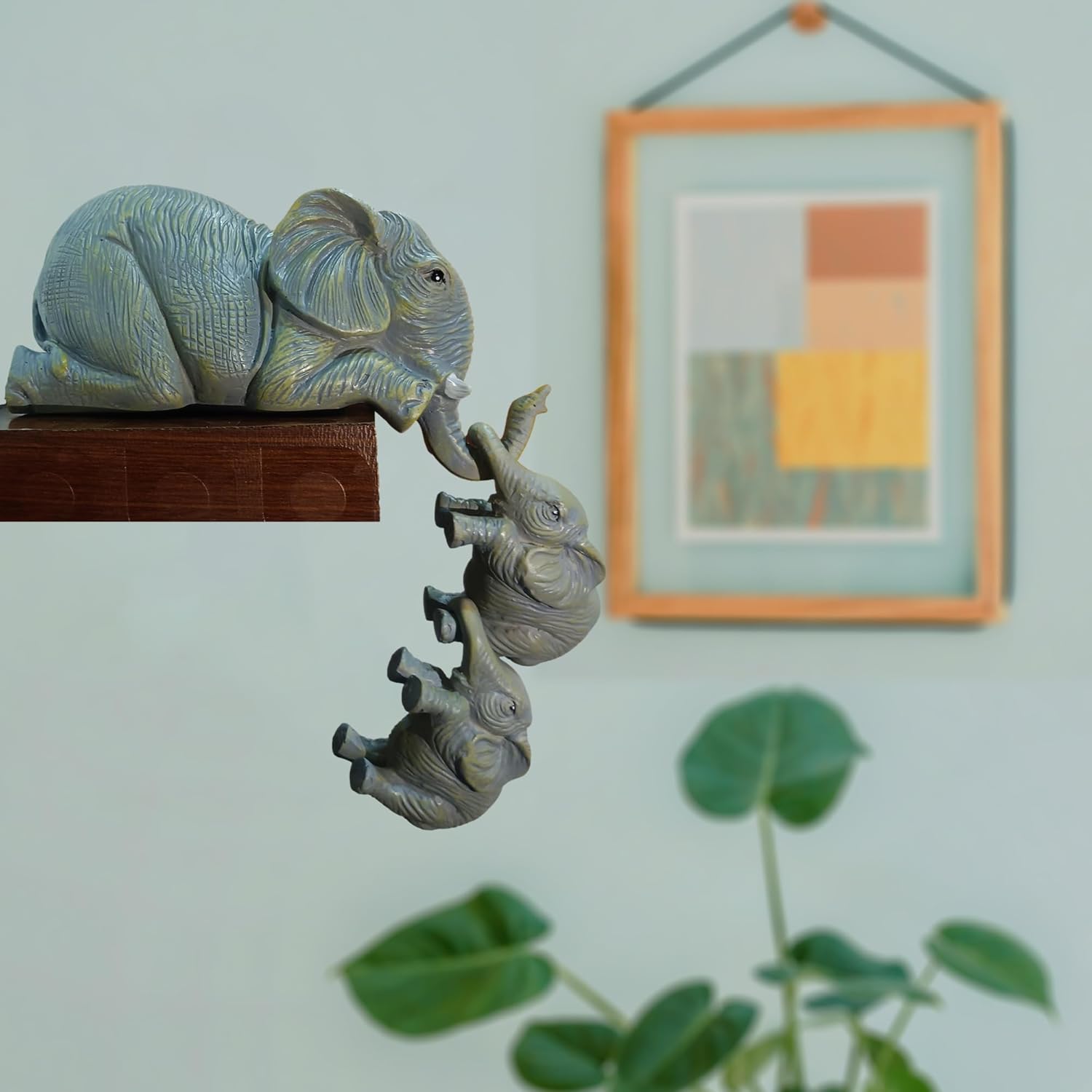 Mother & Baby Elephant Figurine