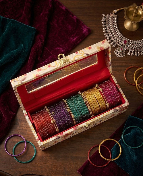 RAINDROP KASHMIRI BANGLES GIFT BOX