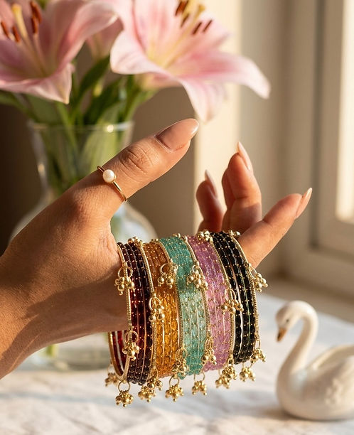 RAINDROP KASHMIRI BANGLES GIFT BOX