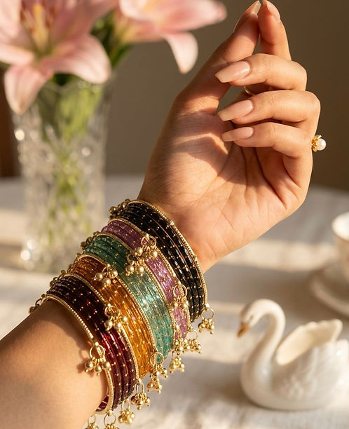 RAINDROP KASHMIRI BANGLES GIFT BOX