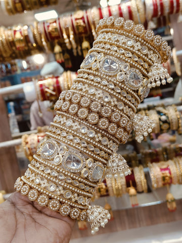 Kundan polki chooda- Bangles