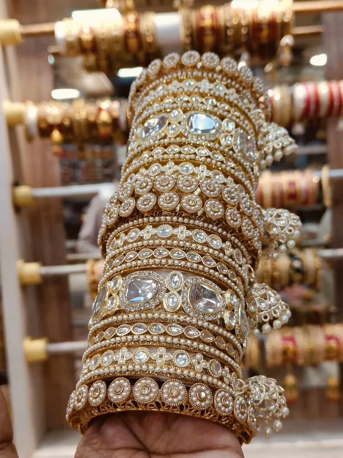 Kundan polki chooda- Bangles