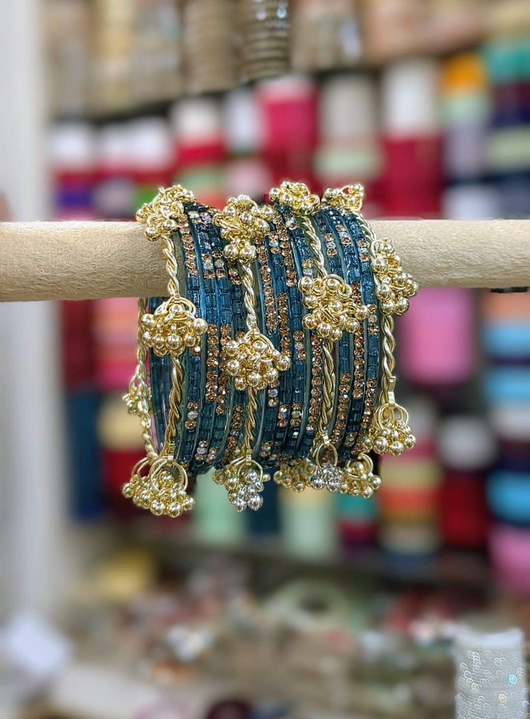 Kashmiri Ghunghroo Bangles Set | 16 Pieces Traditional Bangles