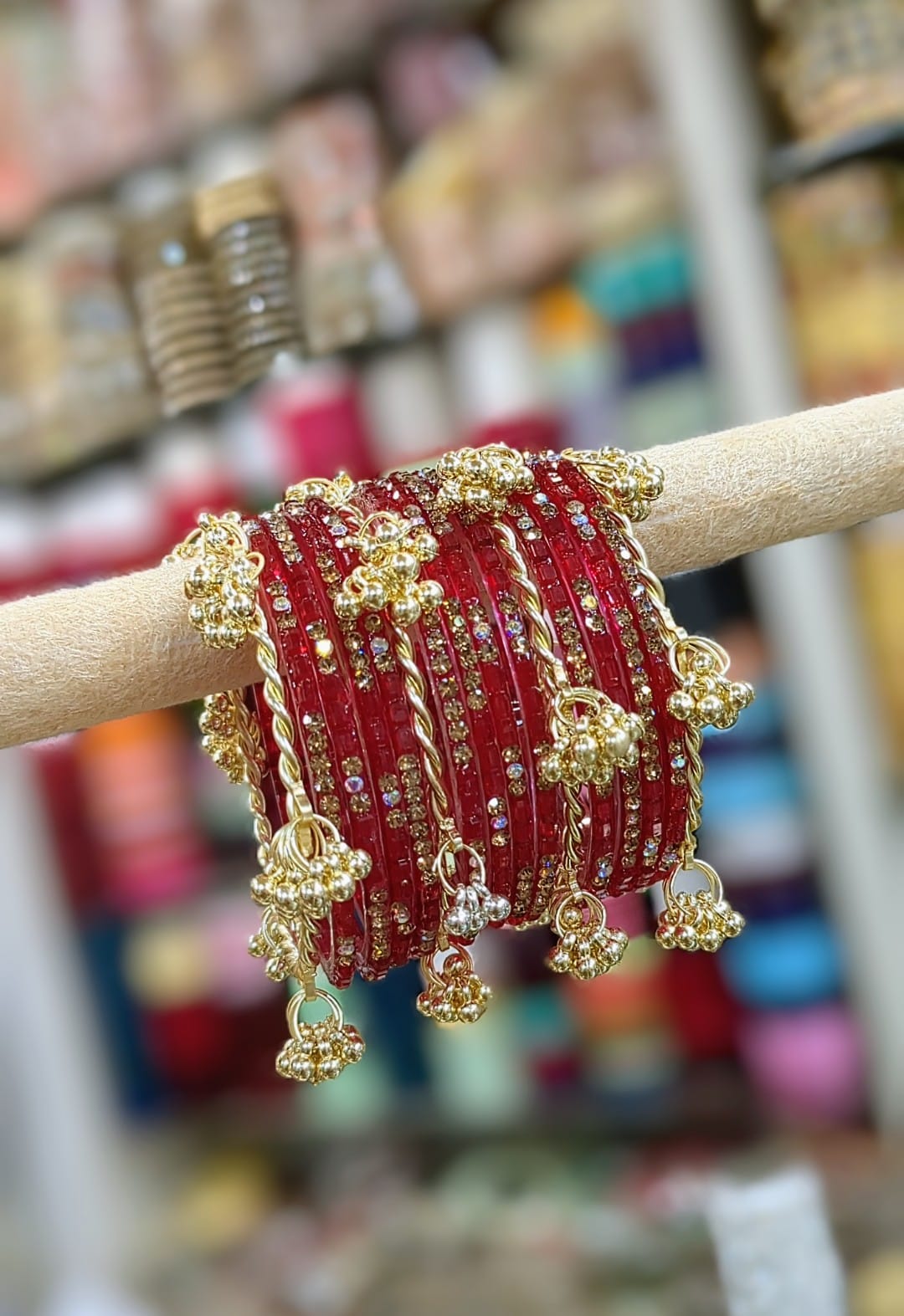 Kashmiri Ghunghroo Bangles Set | 16 Pieces Traditional Bangles