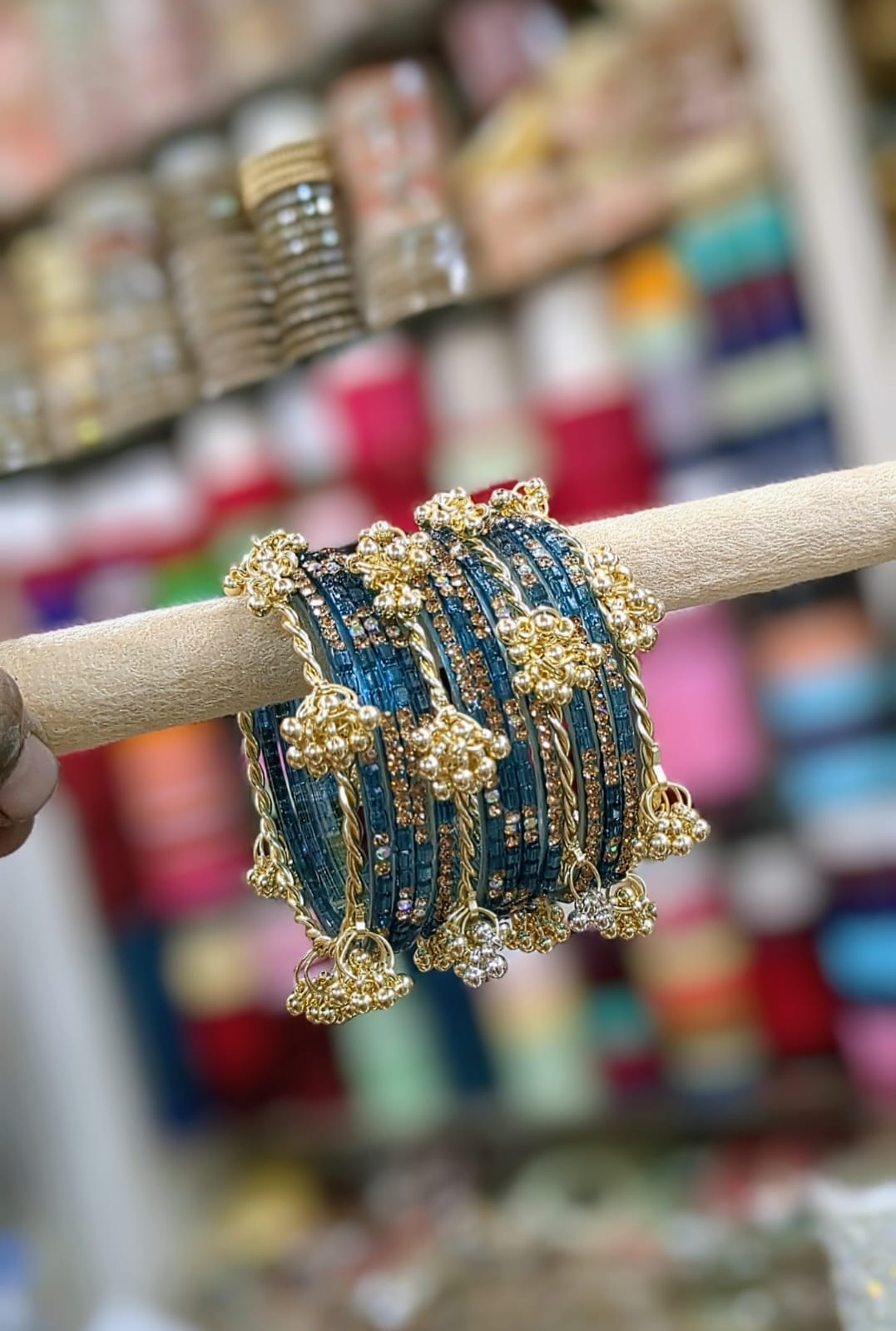 Kashmiri Ghunghroo Bangles Set | 16 Pieces Traditional Bangles