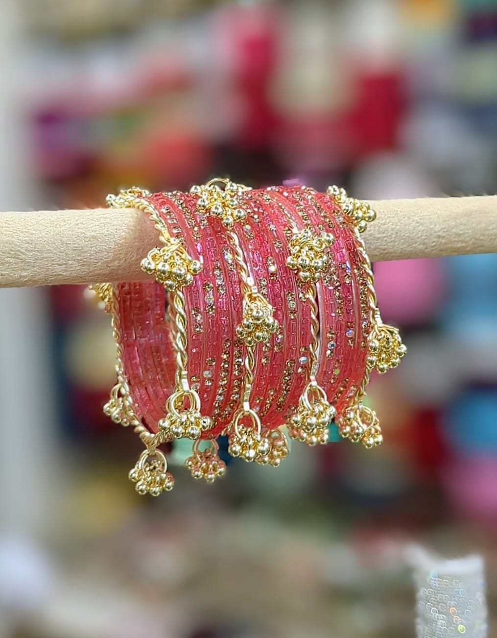 Kashmiri Ghunghroo Bangles Set | 16 Pieces Traditional Bangles