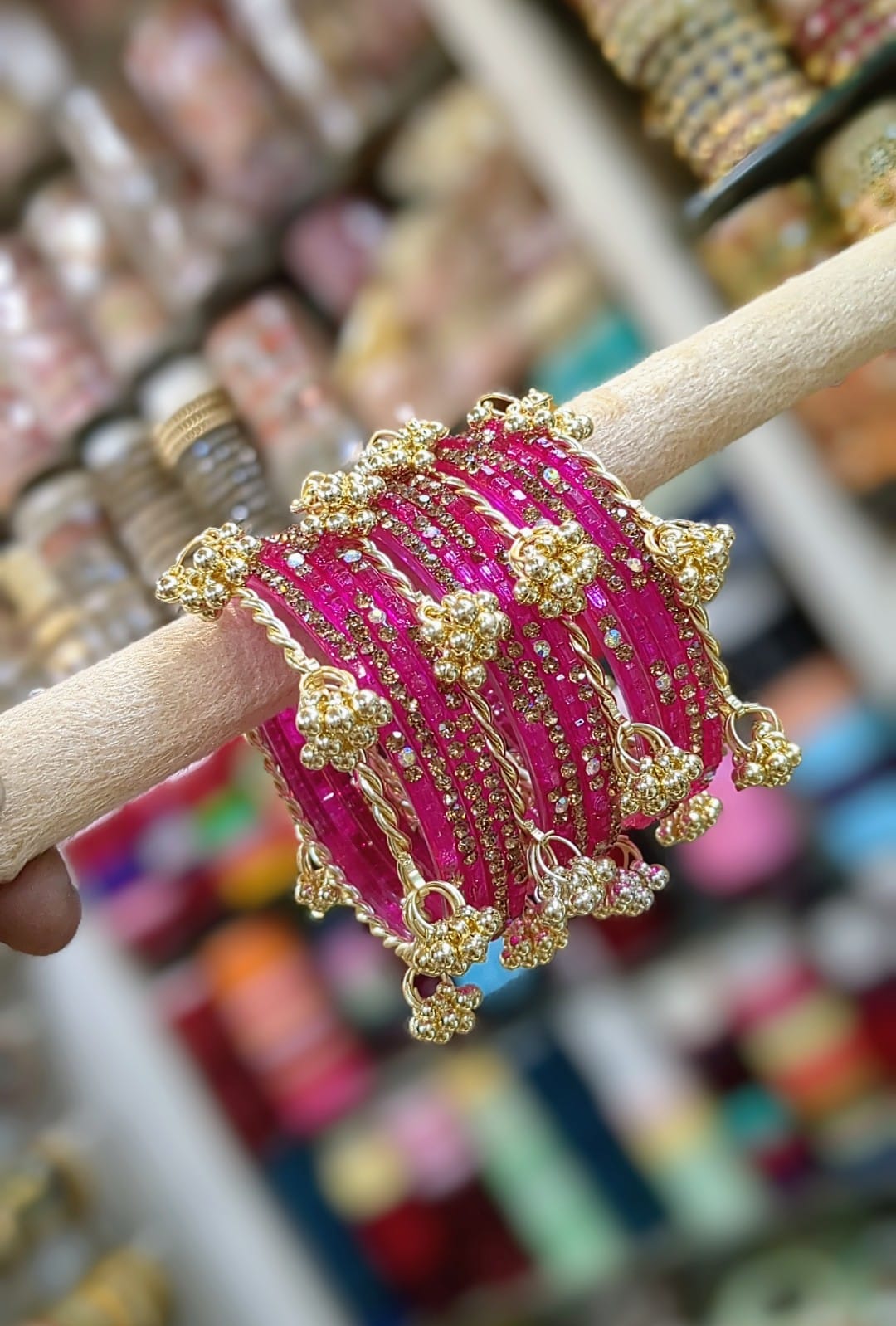 Kashmiri Ghunghroo Bangles Set | 16 Pieces Traditional Bangles