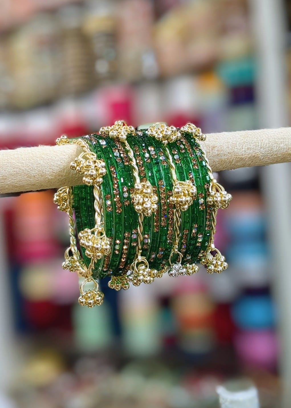 Kashmiri Ghunghroo Bangles Set | 16 Pieces Traditional Bangles