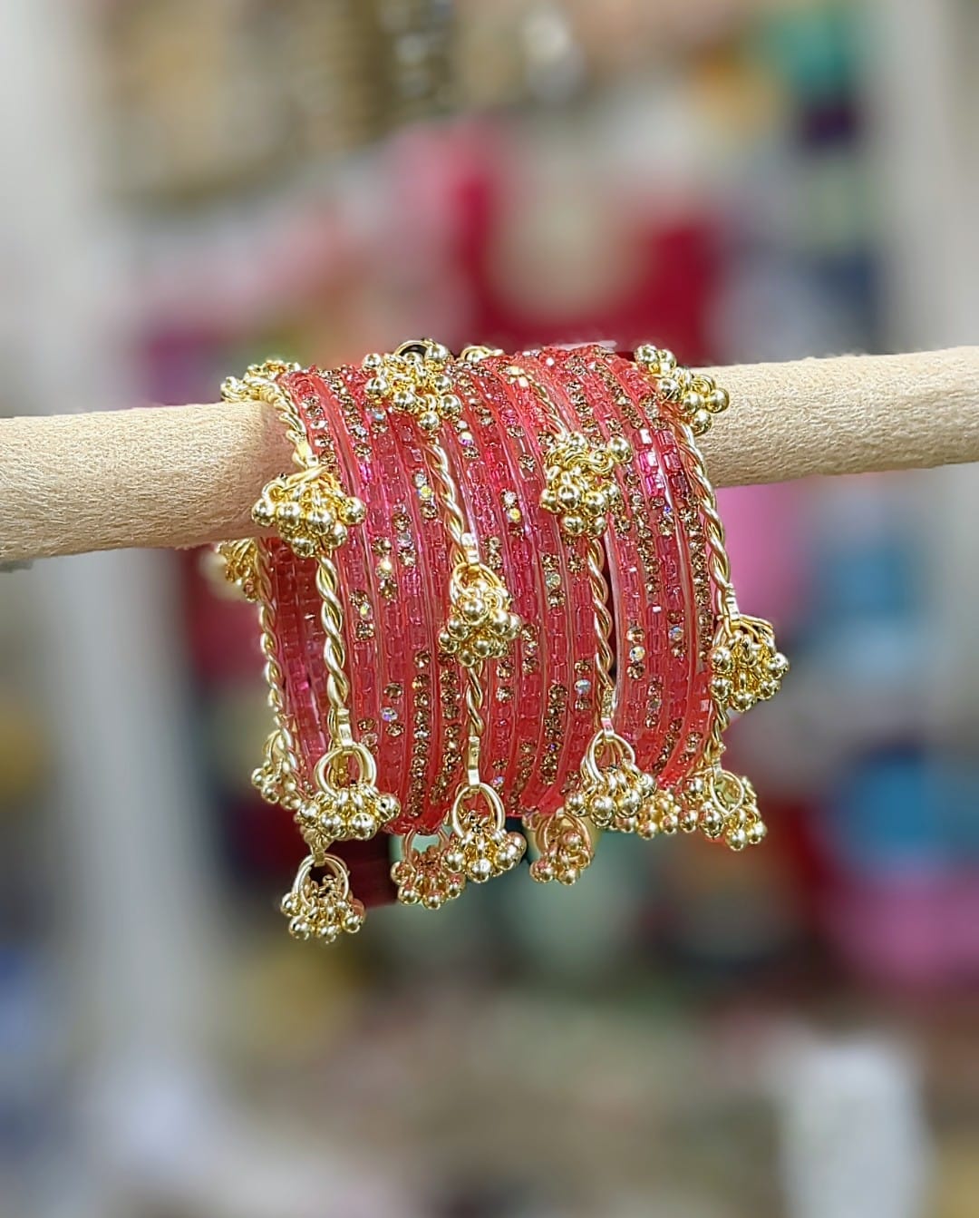 Kashmiri Ghunghroo Bangles Set | 16 Pieces Traditional Bangles
