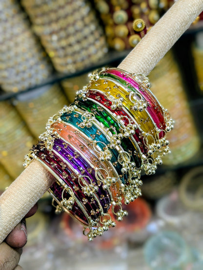 Kashmiri Ghunghroo – Shivratri Green full set