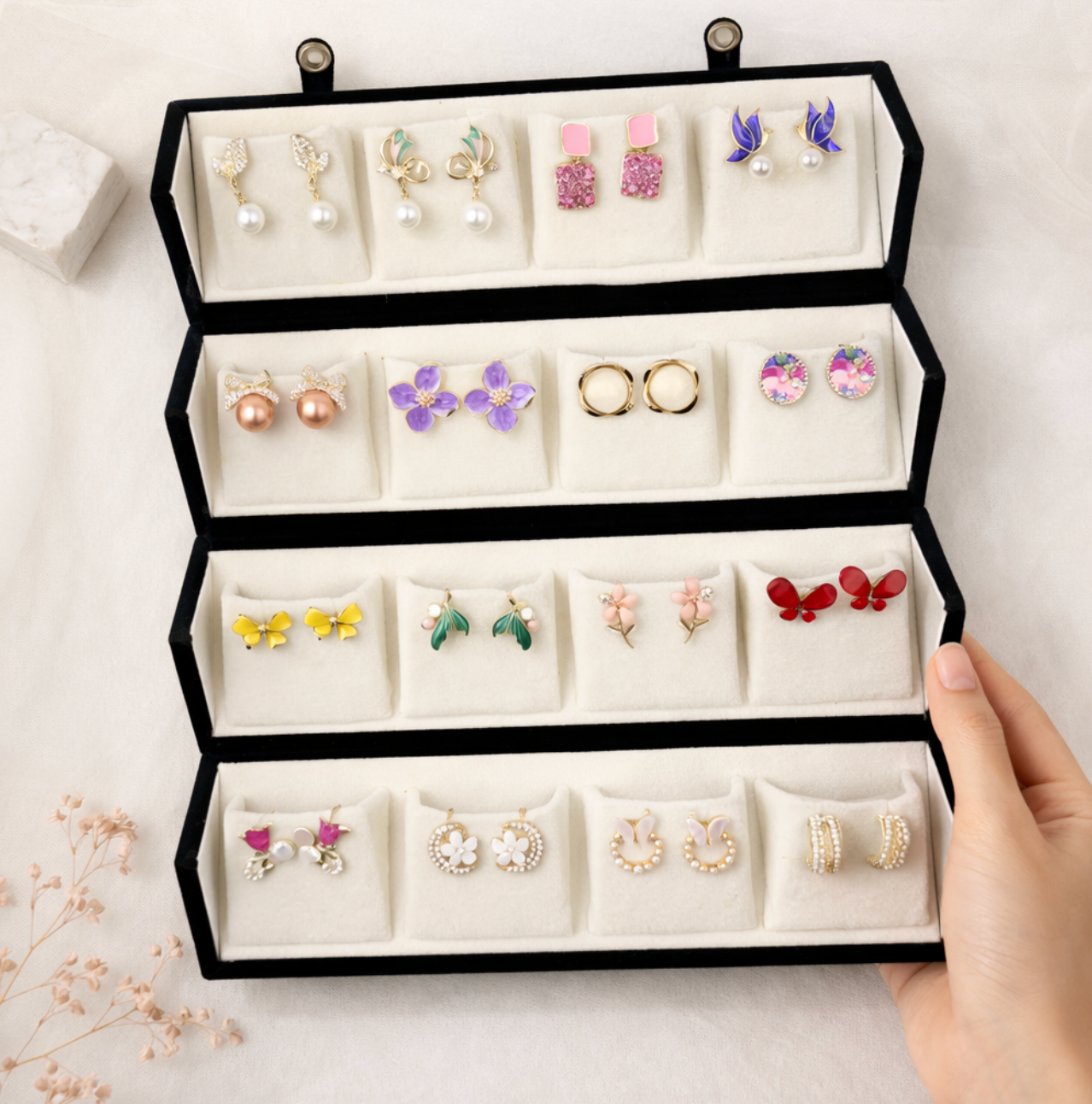 Personalised Earring Folding Gift Box