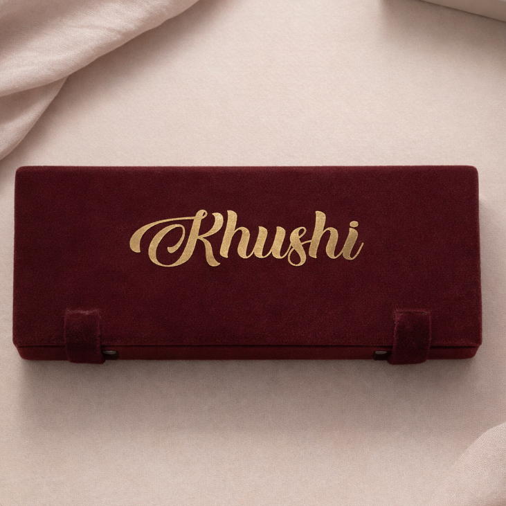 Personalised Earring Folding Gift Box