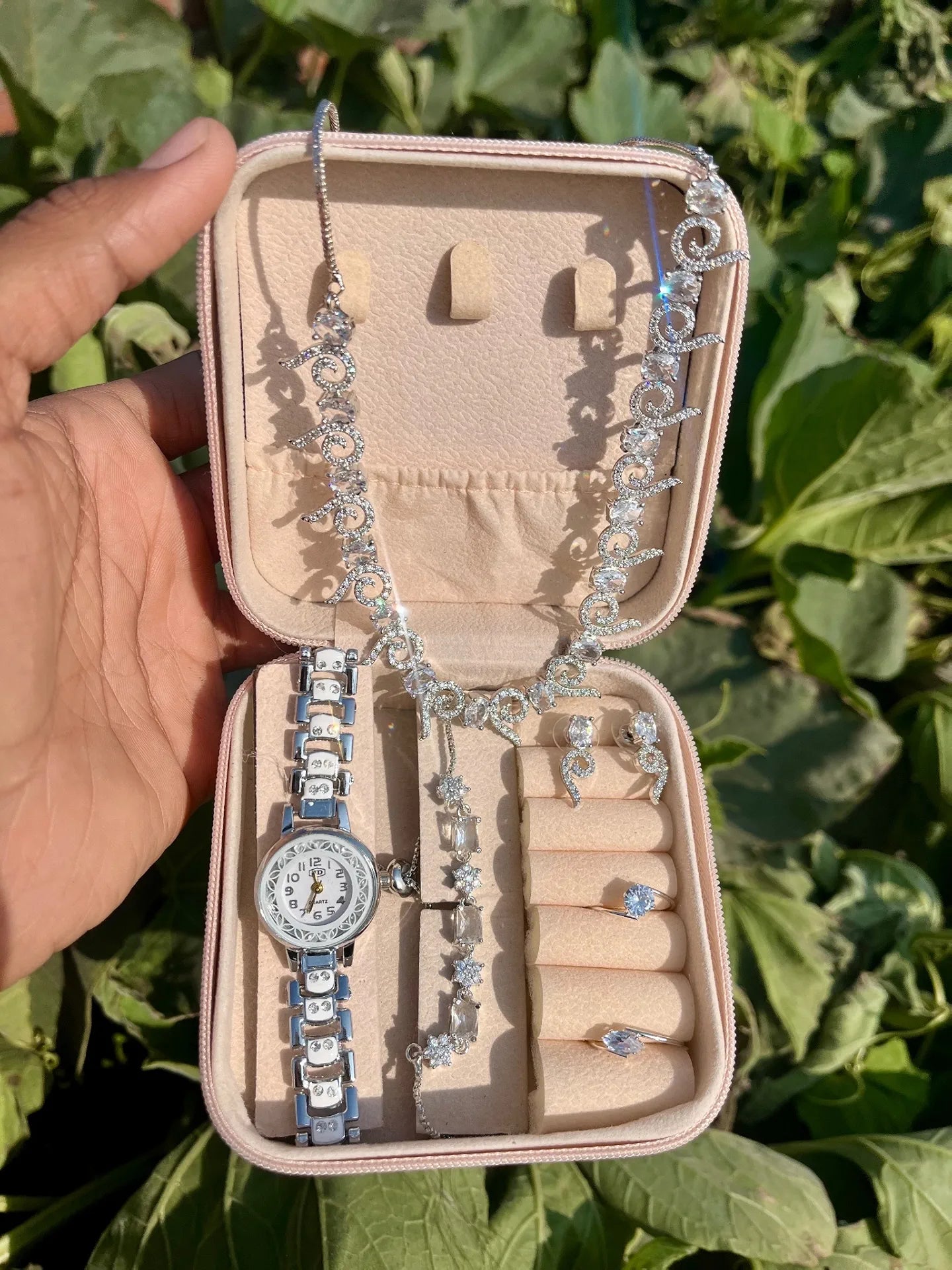 Silver Jewellery Set + Box